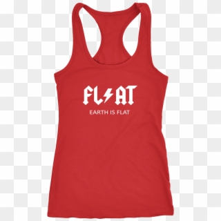 Rock Flat Earth Tank Top 2 Styles Available - Active Tank, HD Png Download