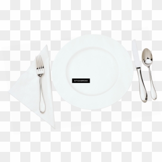 Plate Cutlery , Png Download - Ceramic, Transparent Png
