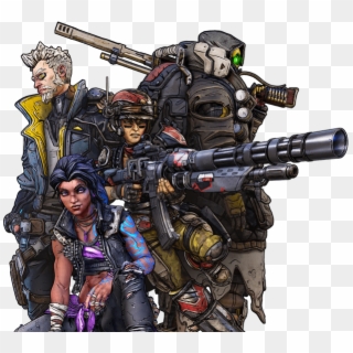There Are 4 New Vault Hunters In Borderlands 3, Each - Borderlands 3 Vault Hunters, HD Png Download