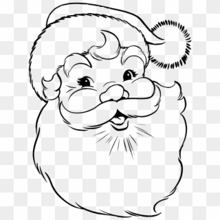 Ewok - Santa Claus Line Drawing, HD Png Download