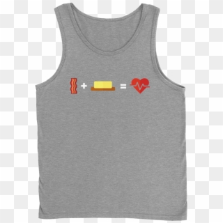 Bacon & Butter Emoji Tank Top - Active Tank, HD Png Download