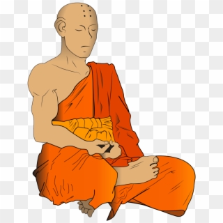 Buddhist Image Transparent Background - Buddhist Monk Transparent Background, HD Png Download