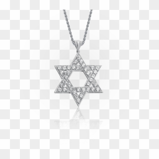 Star Of David Necklace Png - Star Of David Necklace Silver, Transparent Png