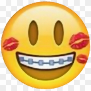 #stickers #emoji #love #kiss #brackets - Emoji, HD Png Download