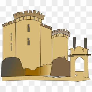 Bastille Castle France Prison Cartoon - Bastille Clipart, HD Png Download
