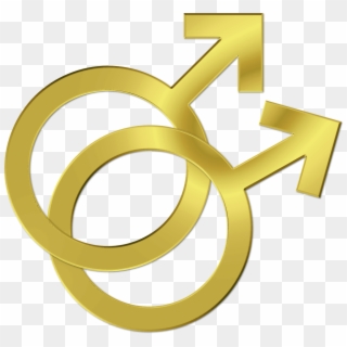 Gay Symbol Couple Marriage Lgbt Png Image - สัญลักษณ์ เพศ ชาย ชาย, Transparent Png
