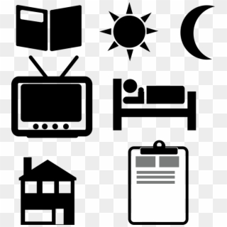 Icons, Vector Icons, Symbol, Home Icon, Tv Icon - Cama Simbolo, HD Png Download