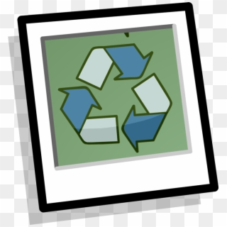 Recycle Decal Background Icon - Club Penguin Background Icon, HD Png Download