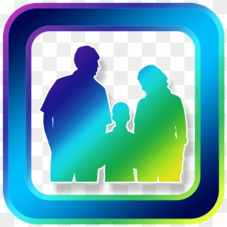 Icon Family Father Mother Child Png Image - Icon, Transparent Png