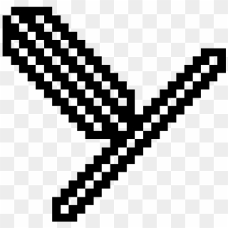 Double Blade Sword - Lacrosse Pixel Art, HD Png Download
