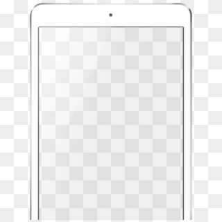 White Ipad Png - Ipad Mini White Template, Transparent Png