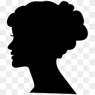 Download Png - Female Head Silhouette, Transparent Png