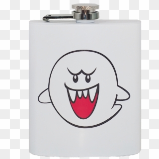 Super Mario Boo Flask - Ideas, HD Png Download