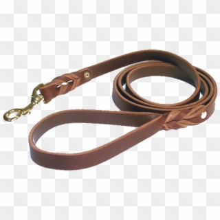 Leather Leashes - Brown Leather Dog Leash, HD Png Download