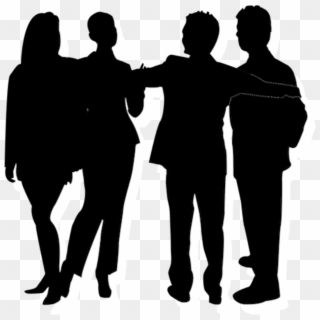 Group Silhouette Png - Group Of People Silhouette Png, Transparent Png