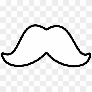 Dagi Clipground White Moustache, HD Png Download