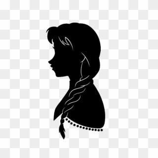 Elsa Silhouette Png - Elsa And Anna Silhouette, Transparent Png
