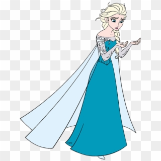 Elsa Staring At Hands - Disney Frozen Elsa Clipart, HD Png Download