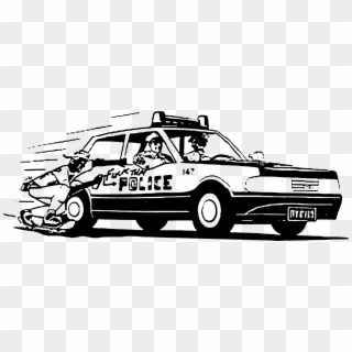 Police Car Police Officer - Car Police Vector, HD Png Download