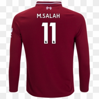 New Balance Mohamed Salah Liverpool Youth Long Sleeve - Long-sleeved T-shirt, HD Png Download