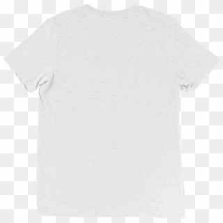 Clothing Kanji Blank Back White Fleck Tri-blend Unisex - Active Shirt, HD Png Download