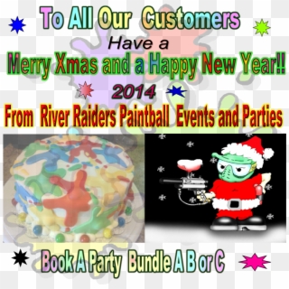 Merry Christmas Png Opt - Merry Christmas Paintball, Transparent Png