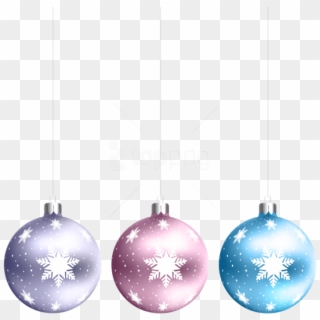 Free Png Christmas Balls Set Png - Christmas Ornament, Transparent Png