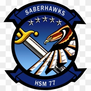 Helicopter Maritime Strike Squadron 77 Insignia, 2016 - Hsm 77 Logo, HD Png Download