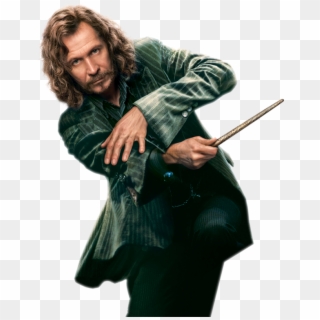 Sirius Standing Wand - Sirius Black With Wand, HD Png Download