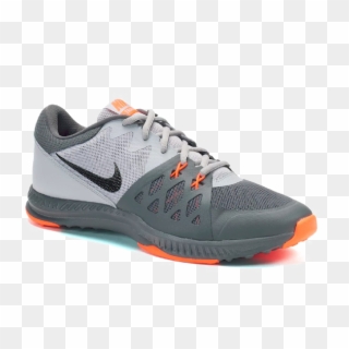 Gym Shoes Transparent Images - Nike Air Epic Gray Orange, HD Png Download