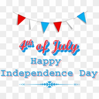 4th Of July Independence Day On Fourth Of July Clip - Independence Day Free Clip Art 4th Of July, HD Png Download