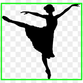 Freeuse The Best Modern Dancer Silhouette Panda Ballet - Ballerina Silhouette, HD Png Download