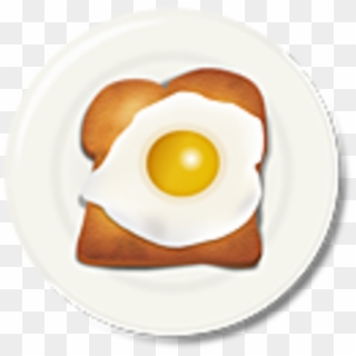 Egg Toast Breakfast Image - Egg For Breakfast Clipart, HD Png Download