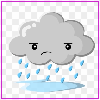 Hurricane Clipart Hurricane Eye Free For Download On - Cartoon Sad Rain Cloud, HD Png Download