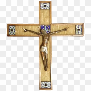 A Vintage French God Jesus Xp Holy - Crucifix, HD Png Download