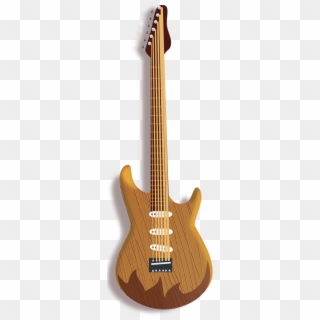 This Free Icons Png Design Of Wood Guitar - Guitarra Madeira Png, Transparent Png