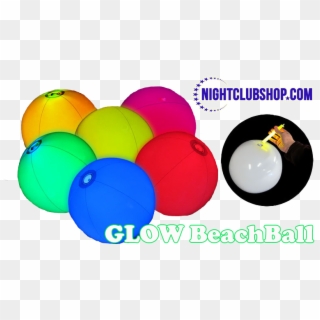Led, Light Up, Illuminated, Beach,ball, Beachball, - Glow Stick Ball, HD Png Download