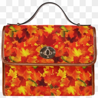 A Pile Of Leaves Waterproof Canvas Bag/all Over Print - Briefcase, HD Png Download