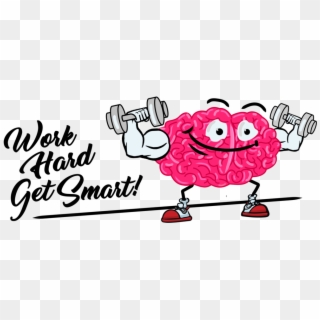Cartoon Free Computer Of With Excellent Obe - Smart Brain Clip Art, HD Png Download