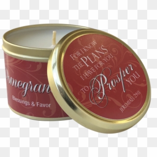 Pomegranate Scripture Candle - Cosmetics, HD Png Download