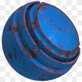 Rust Chipped Paint - Sphere, HD Png Download