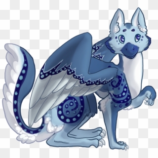 Blue Dragon Bird - Cartoon, HD Png Download