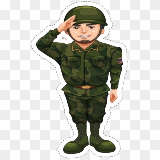 Png Transparent Download Soldier Salute Clipart - Indian Army Officer Clipart, Png Download