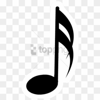 Free Png Music Note Silhouette Png Png Image With Transparent - Single Music Notes Png, Png Download