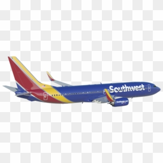 Southwest Airlines Png Transparent Background - Southwest Airlines Transparent Plane, Png Download