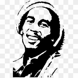 Bob Marley Silhouette Painting Andrew Braswell Pictures - Bob Marley Clipart, HD Png Download