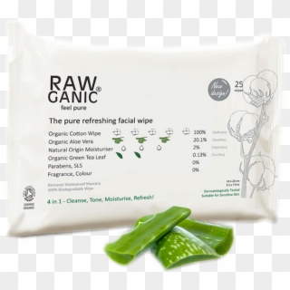 Organic Aloe Vera Facial Cleansing Wipes - Aloe, HD Png Download