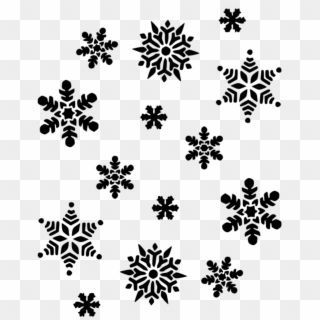 Snowflake Vector - Snowflakes Silhouette Png, Transparent Png