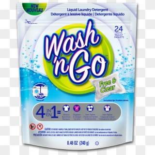 Wash'n Go™ Singles Contains A Patented Formula That - Wash N Go Detergent, HD Png Download