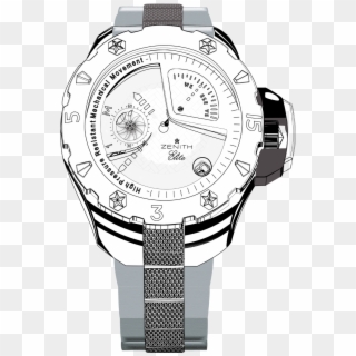 Watch Vector Illustration Watch Vector Illustration - Analog Watch, HD Png Download
